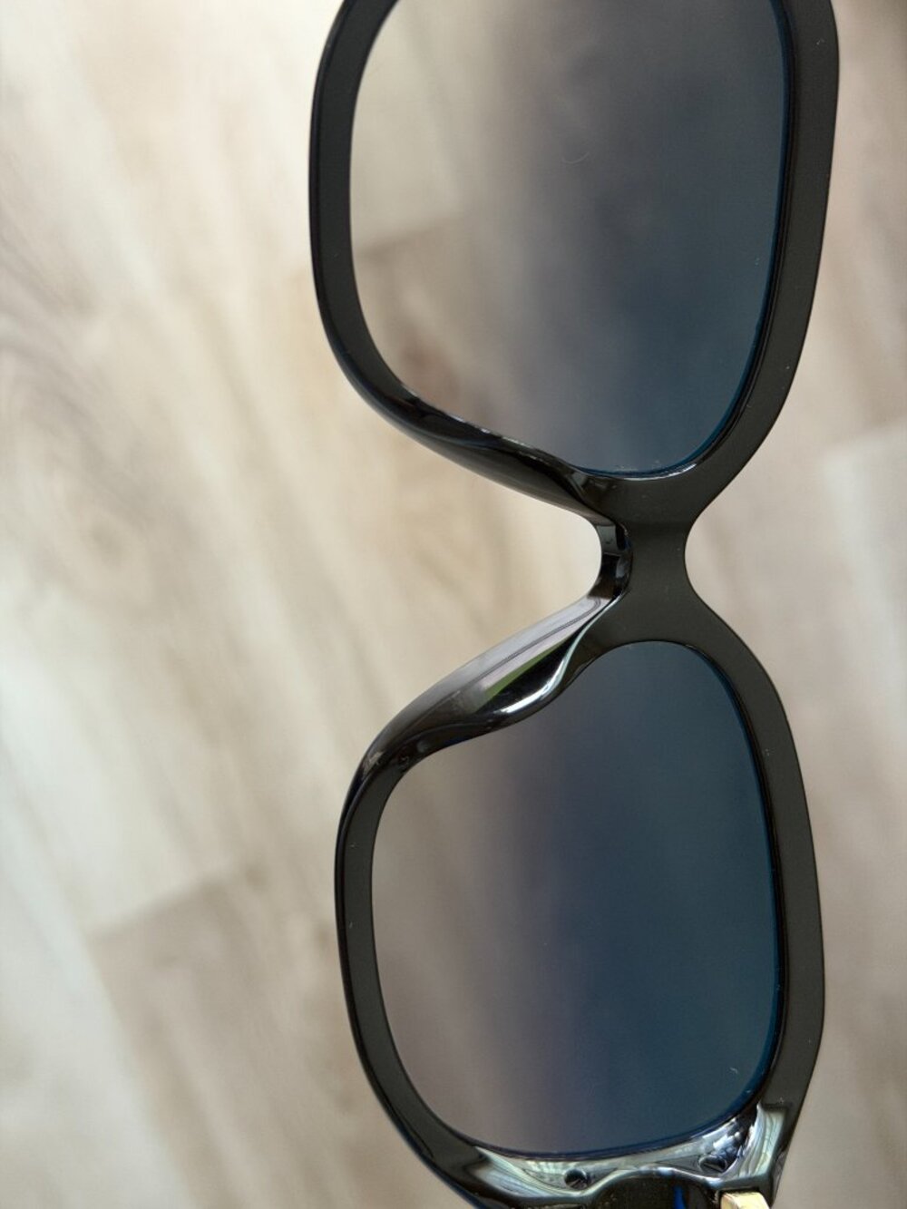 Chanel Acetate Pearl CC Square Sunglasses 71501-A Black - Picture 7 of 11